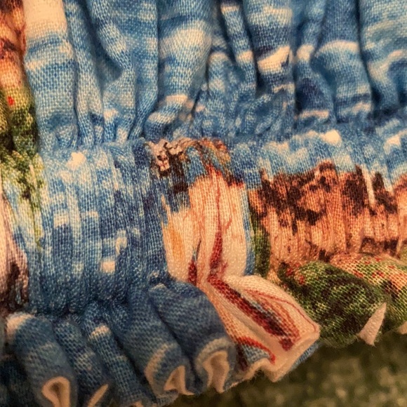 Vintage ocean scape curtains. Lighthouses, sailboats - Picture 7 of 8